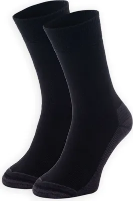 Produktbild von NOMAD® Wintersocke Premium 2er-Pack  39/42 Schwarz Warm Geruchshemmend Wolle