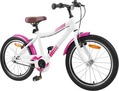 Obrázok produktu pre Detský bicykel vidaXL 18 palcov pre deti vo veku 5–7 rokov, ružový
