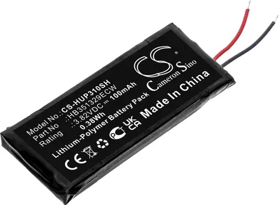 Zdjęcie produktu dla TECHTEK Bateria kompatybilny z [Huawei] Band 3 Pro zastępuje HB351329ECW