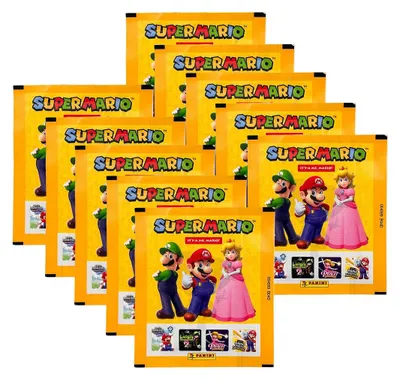 Produktbild von Panini Super Mario - Its-A Me, Mario (2025) - Sammelsticker - 10 Tüten