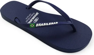 Zdjęcie produktu dla BRASILERAS – damskie sandały z palcami i antypoślizgową podeszwą, wygodne buty na plażę/basen/miasto, granatowe, rozmiar 40/41 EU – UBCLAWSS19