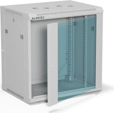 Immagine prodotto di A-LAN ALANTEC Racking cabinet 19  12U 600x450  Grey FLAT PACK