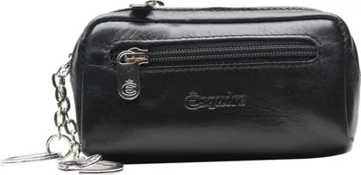 Produktbild von Esquire Schlüsselmäppchen New Silk Key Case Black schwarz