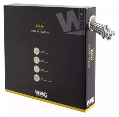 Immagine prodotto di Cavo freno WAG MTB con nippli a rullo: confezione da 100 pezzi