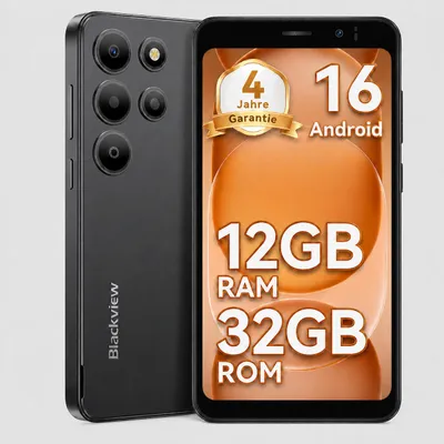 Produktbild von 2026 Blackview-Oscal Wave 2C 5" ultraleicht Handy Ohne Vertrag，Android 16, 12+32GB, Face ID, Dual SIM, 1080P, gratis TPU Protective Case