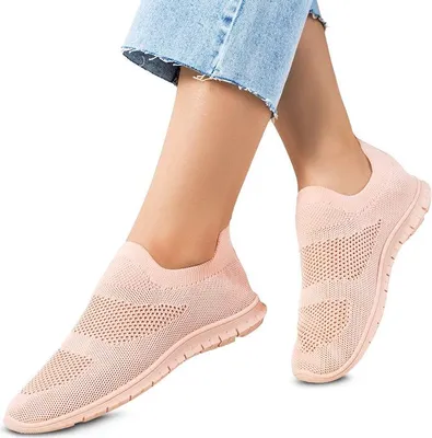 Obrázok produktu pre Dámske bežecké topánky športové topánky ľahké Slip-On voľný čas tenisky Endi Pink veľkosť 36