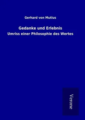 Produktbild von Gedanke und Erlebnis