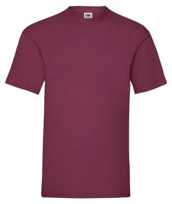 Produktbild von Fruit of the Loom - "Valueweight" T-Shirt für Herren FK1802 (S) (Burgunderrot)