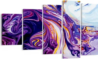 Produktbild von Bild auf Leinwand - Leinwandbild - Abstraktion modern - 100x60cm - Wand Bild - Wanddeko - Leinwanddruck - Bilder - Kunstdruck - Wanddekoration - Leinwand bilder - Wandkunst - EG100x60-4084