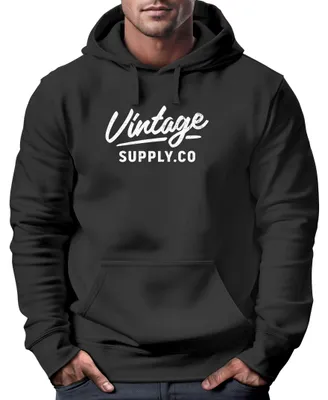 Produktbild von Hoodie Herren Bedruckt Vintage Schriftzug Retro Design Kapuzenpullover Aufdruck Fashion Streetstyle Neverless® schwarz -weiss 3XL