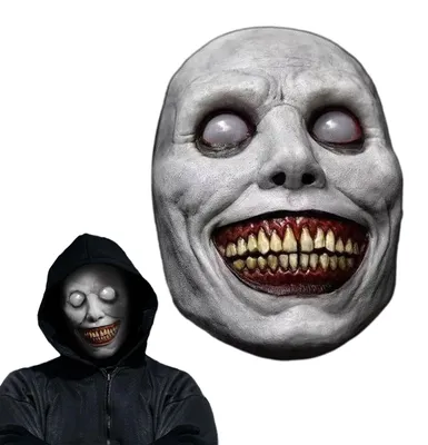 Image de Masque d'horreur en latex, réaliste, taille unique, pour Halloween