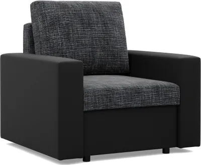 Produktbild von Loungesessel für das Wohnzimmer LUNA, Schwarz + Schwarz
