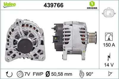 Immagine prodotto di Generatore VALEO ORIGINS NUOVA TECNOLOGIA DI SERIE