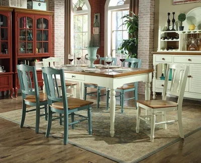 Produktbild von Esstisch Tisch Tisch Esszimmer Wohnzimmer Holz Design Stühle Tische  Landhaus
