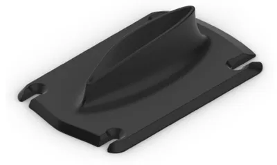 Imagen del producto de KT, placa de montaje para alerones, aluminio, color , tamaño único