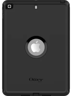 Immagine prodotto di OtterBox Cover Defender per iPad 7th/8th/9th gen, Supporto e Protezione schermo integrati, antishock e cadute, ultra robusta, testata 2x vs norme MIL-STD 810G,Nero