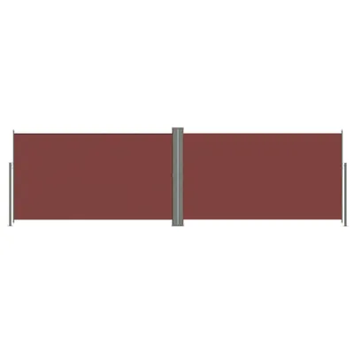 Zdjęcie produktu dla vidaXL Wysuwana markiza boczna brązowa 180x600 cm