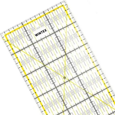Produktbild von Famanu Patchwork-Lineal 15 x 60 cm – mit cm-Raster und Winkelangabe
