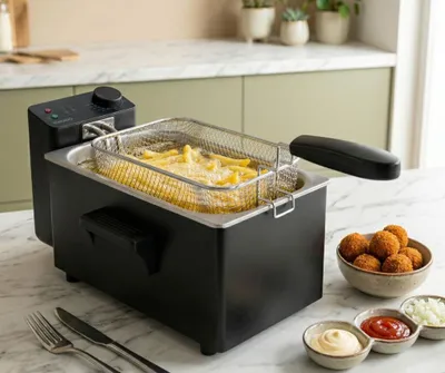 Produktbild von Tomado TDF3002B Fritteuse mit Kaltzonen-Technologie 3 Liter - Schwarz