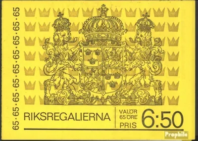 Produktbild von Briefmarken Schweden 1971 Mi MH29 (kompl.Ausg.) postfrisch Reichskleinodien