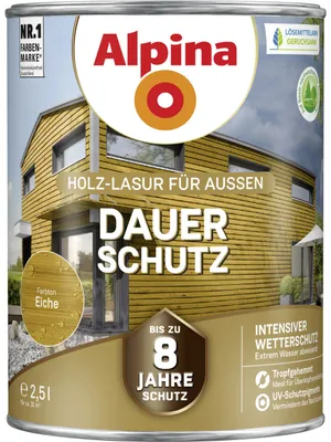 Produktbild von Alpina Dauer-Schutz 2,5 L eiche