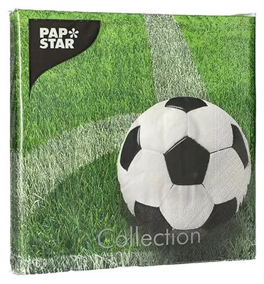 Zdjęcie produktu dla Papstar Football, Czarny, Zielony, Biały, Bibułka, Obraz, 51 g/m², 330 mm, 330 mm