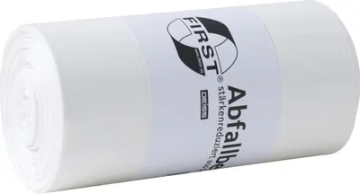Produktbild von FIRST Müllbeutel 36030 630x850mm Sternnahtboden weiß 9x40 St./Pack.