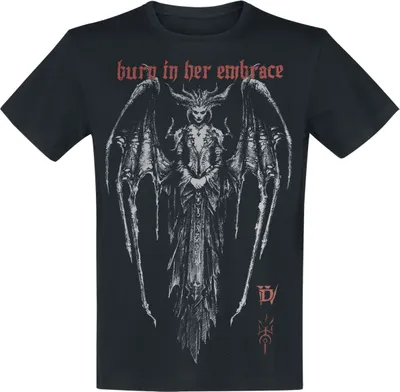 Immagine prodotto di Maglietta Diablo Uomo Diablo IV - Burn In Her Embrace nero XL