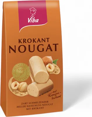 Produktbild von Viba Nougat Krokant Minis 100g
