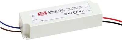 Produktbild von MEANWELL LPV-20-15 Installationsnetzteil 20W 15V DC