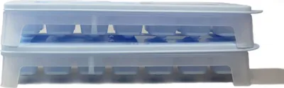 Produktbild von TUPPERWARE Gefrier-Behälter Eiswürfler (2) hellblau-weiß G29 Eiswürfelwunder