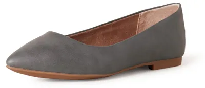 Produktbild von A. Essentials Damen Ballerinas mit spitzem Zehenbereich, Anthrazit, Größe 38