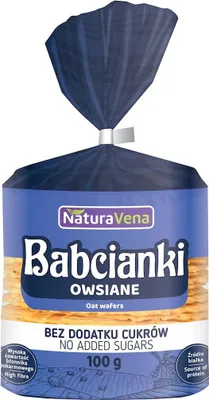 BABCIANKI OWSIANE BEZ DODATKU CUKRÓW 100 g - NATURAVENA