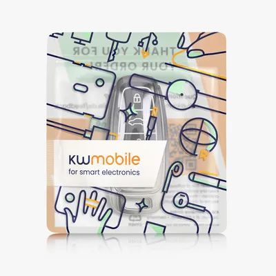 Immagine prodotto di Custodia per chiavi kwmobile, compatibile con Audi A6, A7, A8, Q7, Q8 (3 tasti, sistema keyless) - Custodia in silicone TPU per chiavi auto - Protezione per chiavi