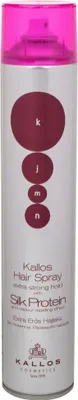 Zdjęcie produktu dla Kallos Silk Protein Hair Spray Extra Strong Hold mocno utrwalający lakier do włosów 750 ml