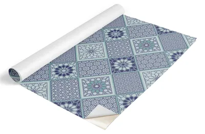 Zdjęcie produktu dla Folia meblowa Tulup – folia samoprzylepna do mebli – folia samoprzylepna 65 x 130 cm – folia meblowa do szaf – folia do mebli – folia meblowa do kuchni – wodoodporna – zmywalna – samoprzylepna – bez pęcherzyków powietrza – wzór mozaiki