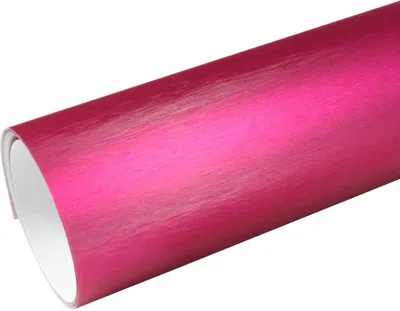 Produktbild von (9,86€/m²) Rapid Teck® Premium Autofolie Chrom Brushed Pink 152 cm Breite Laufmeterware selbstklebende Folie mit Luftkanälen Auto Folie