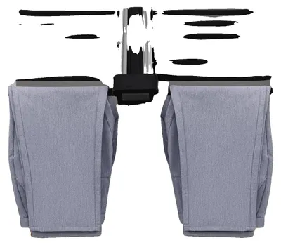 Produktbild von Ausziehbarer Hosenständer, Rückziehbares Design, Stilvolle Aufbewahrungslösung, Schwarz