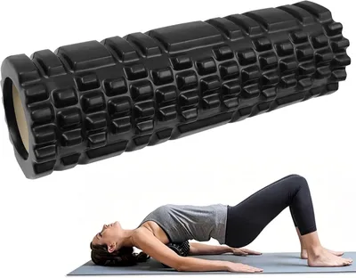 Produktbild von Faszienrolle 30 x 10 cm, für Rücken und Beine, Schaumstoffrolle, Triggerpunkt, für Regeneration