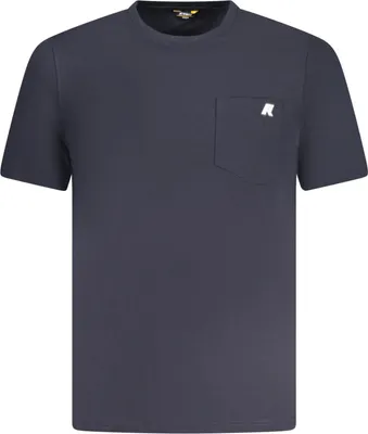 Produktbild von Herren Kurzarm-T-Shirt Blau mit Rundhals & Brusttasche
