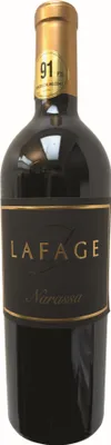 A bottle of red wine against a white background.