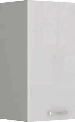 Image de Armoire de cuisine supérieure ULLERIKE – largeur 30 cm, blanc / gris