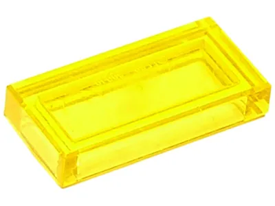 Obrázek produktu pro Lego® 1x2 kostky 3069 - 1 kus Trans - žlutá