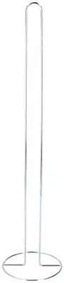 Produktbild von Toilettenpapierhalter - Edelstahl - Chrom - Ersatzrollenhalter - 60 cm