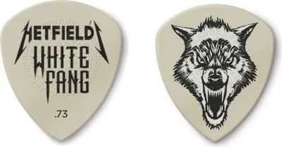 Produktbild von 24x Dunlop Hetfield White Fang, 0,73 mm, Ultex, weiß