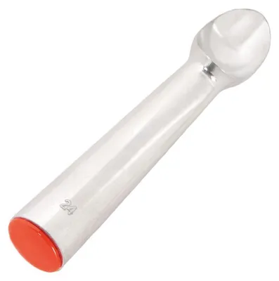 Aluminium-Eisschaufel, 44 ml, 24 Kugeln/L, 3,8x17,7 cm, rot