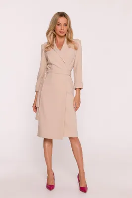 Produktbild von Stylove Midikleid für Frauen Aishik S415 beige M