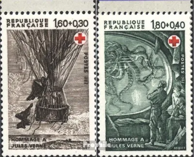 Produktbild von Briefmarken Frankreich 1982 Mi 2367A-2368A (kompl.Ausg.) gezähnt 13 postfrisch Rotes Kreuz