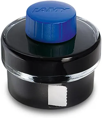 Produktbild von LAMY T 52 Tinte 829 - Tintenbehälter in Blau mit Tintenfangeinsatz - 50 ml