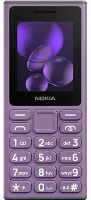 Produktbild von Mobiltelefon Nokia 105 (2024), Dual-SIM, Lila